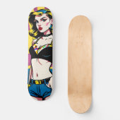 Skateboard Fille de patin graphique pop (Recto)