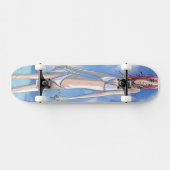 Skateboard Fille de plage d'Anime (Horz)