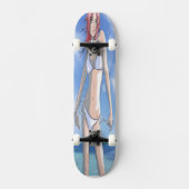 Skateboard Fille de plage d'Anime (Recto)