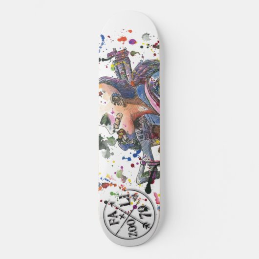 Skateboard Fille de réservoir (Recto)