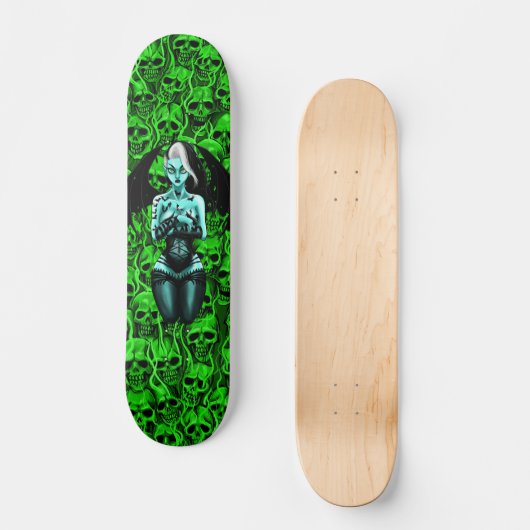 Skateboard fille de vampire (Recto)
