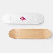 Skateboard Fille Design, Or Léger, Rouge Purplish (Horz)