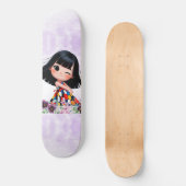 Skateboard fille douce Planche à roulettes (Recto)