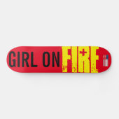 Skateboard FILLE EN FEU Planche à roulettes (Horz)