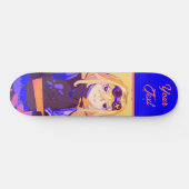 Skateboard Fille forte Anime (Horz)