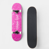 Skateboard Fille Parties scintillant Rose Chaud Montrez Vos G (Devant)