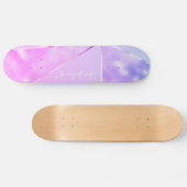Skateboard Fille parties scintillant rose moderne nom cool pe (Horz)
