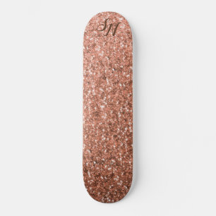 Skateboard Fille Rose or Parties scintillant Éperche personna