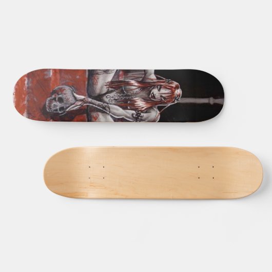 Skateboard Fille sanglante (Horz)