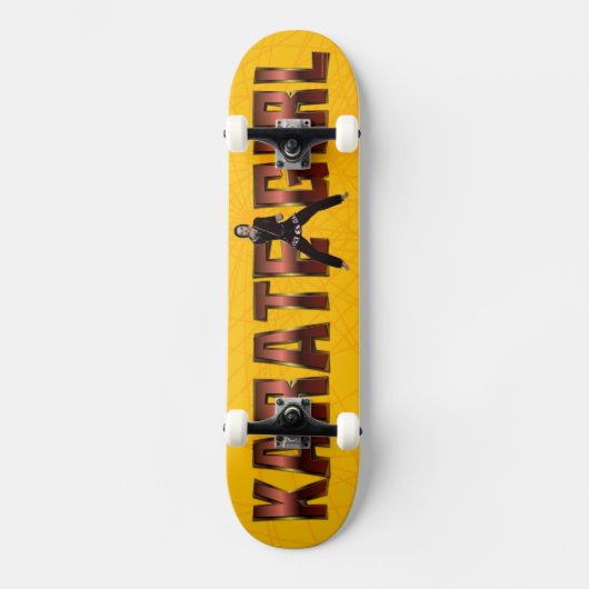 Skateboard Fille SUPÉRIEURE de karaté (Recto)