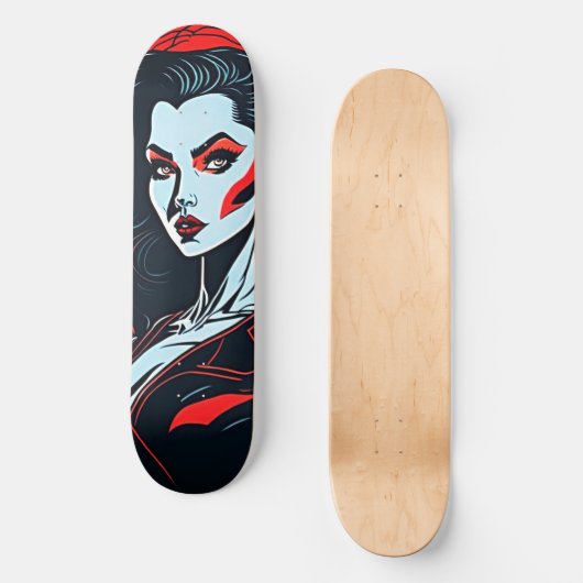 Skateboard Fille Vamp (Recto)