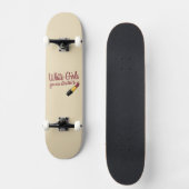 Skateboard Filles blanches (Recto)