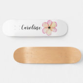 Skateboard Filles Florales Personnalisées (Horz)