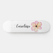 Skateboard Filles Florales Personnalisées (Horz)