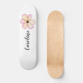 Skateboard Filles Florales Personnalisées (Recto)