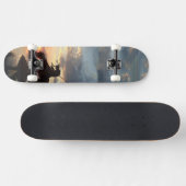 Skateboard Fin de la piste (Horz)