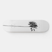 Skateboard Finesse de la paume noire et blanche #1 #tropical  (Horz)
