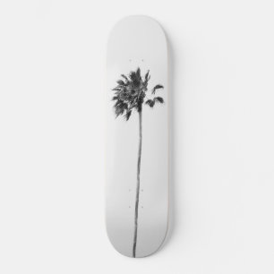 Skateboard Finesse de la paume noire et blanche #1 #tropical 