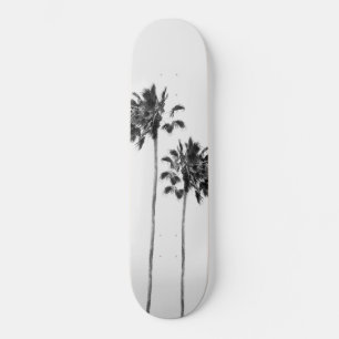 Skateboard Finesse Duo Palm Noir et Blanc #1 #tropical #wall