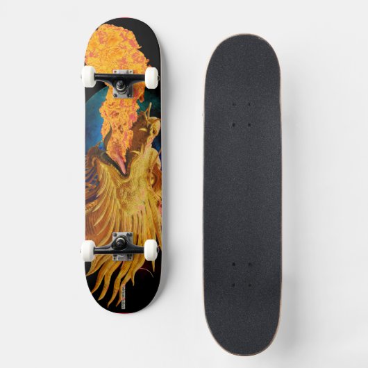 Skateboard Fire Dragon Chinese (Recto)