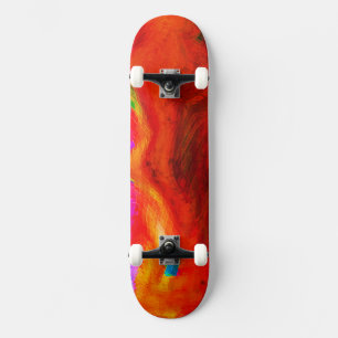 Skateboard Fire Skateboard, Monopatín de Fuego