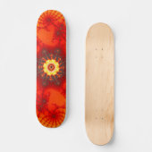 Skateboard Fire Web - Art fractal (Recto)