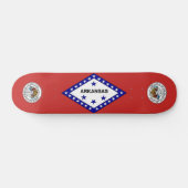 Skateboard Flag de l'Arkansas (Horz)