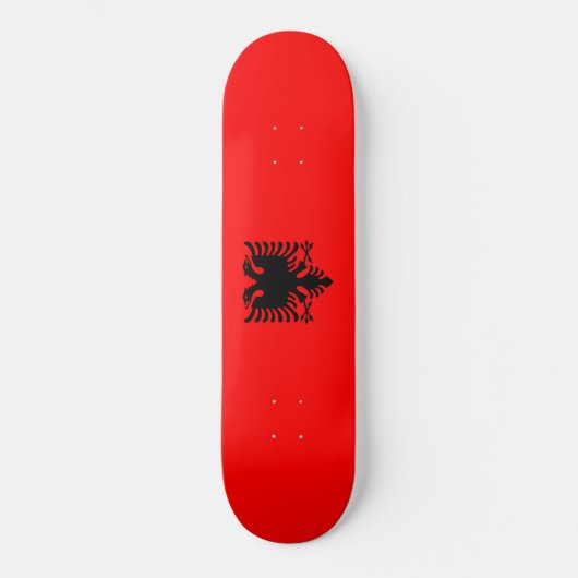 Skateboard Flag of Albania (Recto)