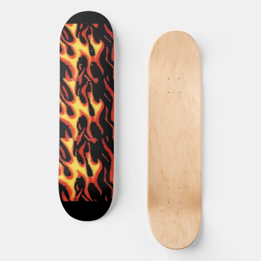 Skateboard Flamant chaud (Recto)