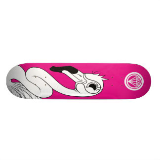 Skateboard Flamant rose