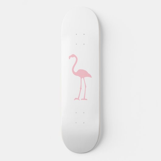 Skateboard Flamant rose rose (Recto)