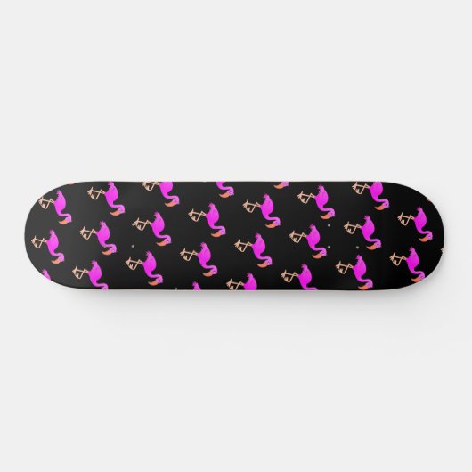 Skateboard Flamants roses mignons - Joyeux (Horz)