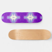 Skateboard FLAME FRACTALE, violet violet (Horz)