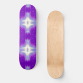 Skateboard FLAME FRACTALE, violet violet (Recto)