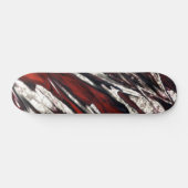 Skateboard Flames rouges en rage (Horz)
