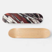 Skateboard Flames rouges en rage (Horz)