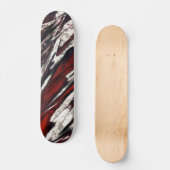 Skateboard Flames rouges en rage (Recto)
