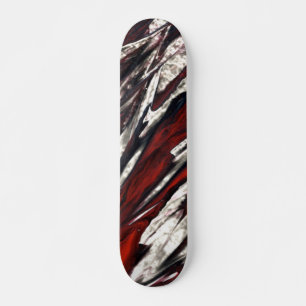 Skateboard Flames rouges en rage
