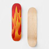 Skateboard Flames Skate (Recto)