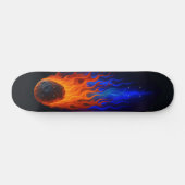 Skateboard Flaming Meteor (Horz)