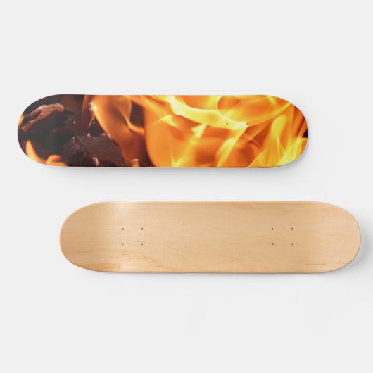 Skateboard Flamme (Horz)