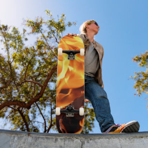 Skateboard Flamme