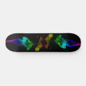 Skateboard Flamme d'arc-en-ciel (Horz)
