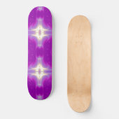 Skateboard FLAMME FRACTAL, violet violet rose (Recto)