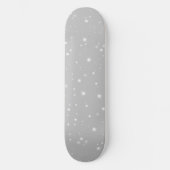 Skateboard Flamme gris argenté (Recto)