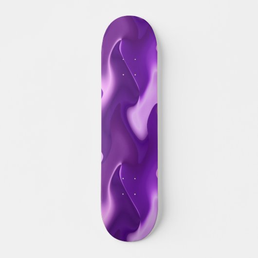 Skateboard flamme pourpre (Devant)