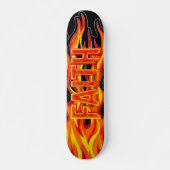 Skateboard Flammes de la Foi (Devant)