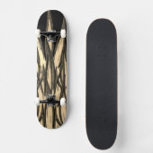 Skateboard Flammes de Tan (Recto)