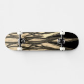 Skateboard Flammes de Tan (Horz)