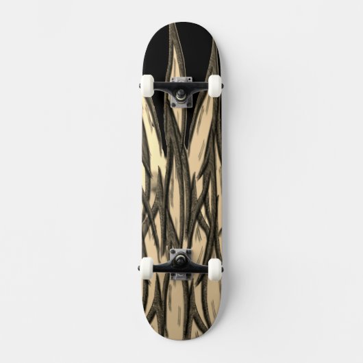 Skateboard Flammes de Tan (Recto)